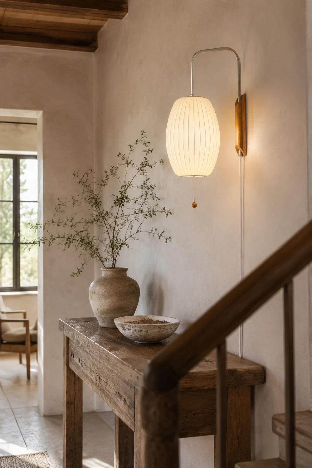 Wabi-sabi Silk Wall Lamp - Lumpaz