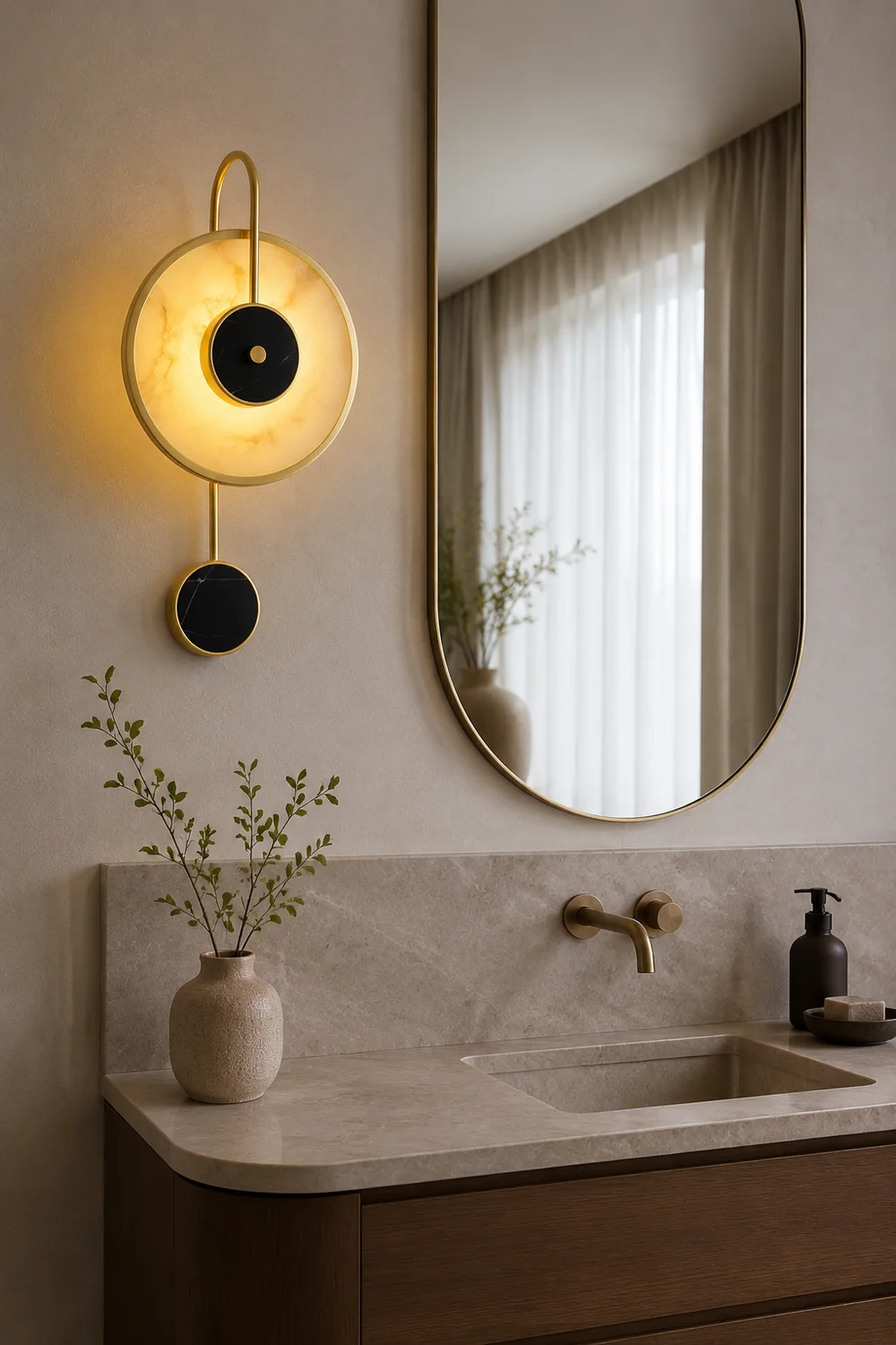Retro Creative Indoor Round Wall Light - Lumpaz