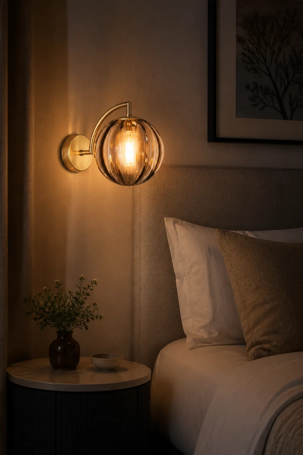 Multicolor Glass Home Decor Wall Lamp - Lumpaz