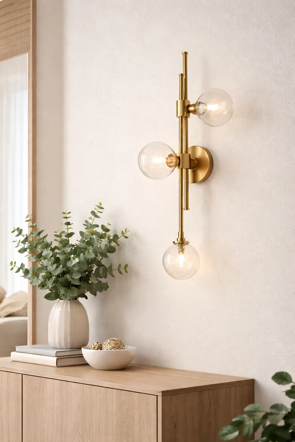 Vintage Ball 3 Heads Glass Wall Lamp - Lumpaz
