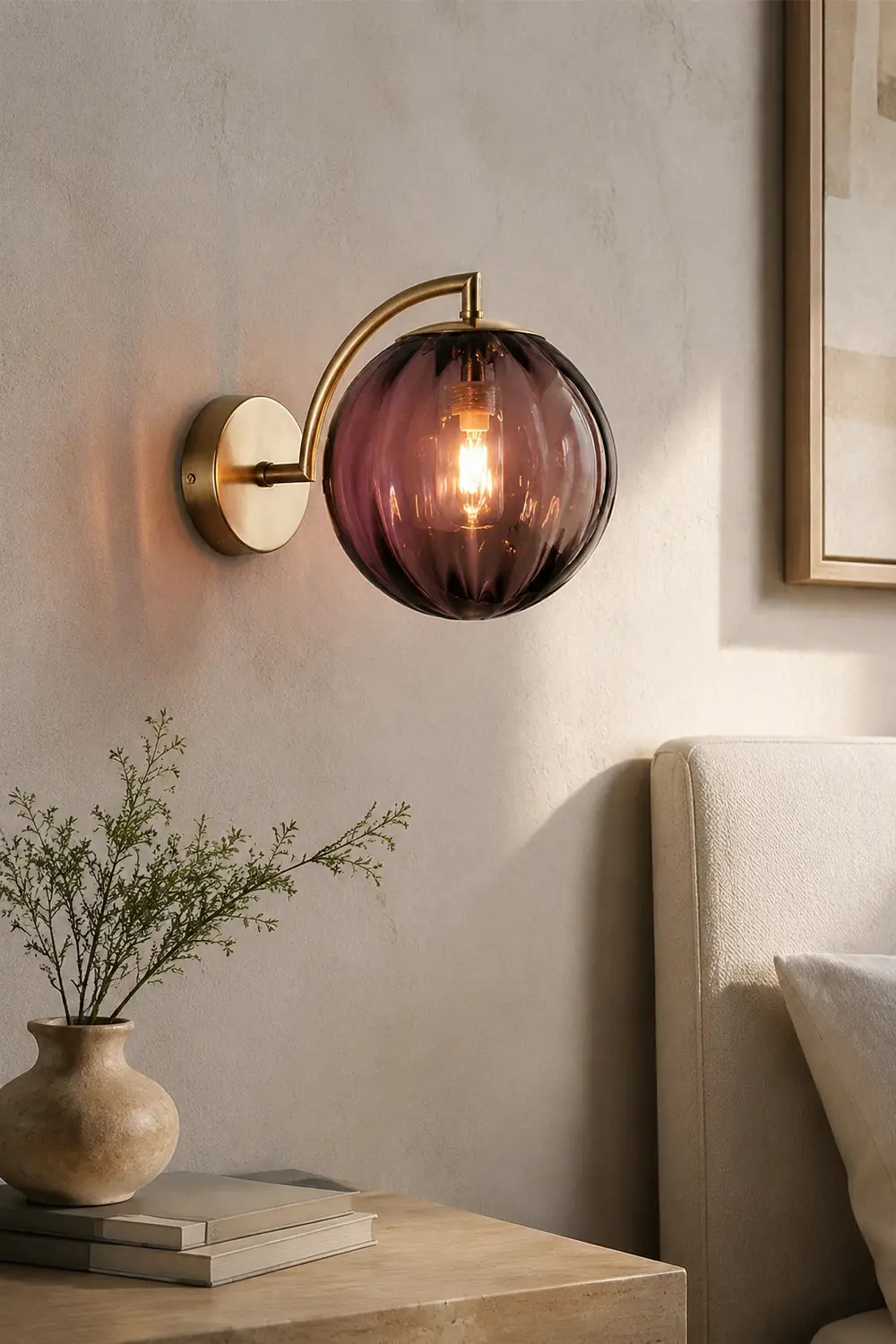 Multicolor Glass Home Decor Wall Lamp - Lumpaz