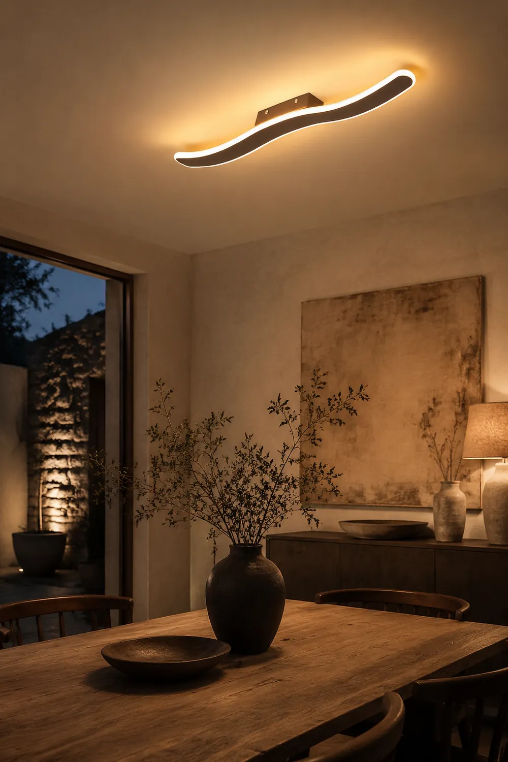 Leigh LED Deckenleuchte für Wohnzimmer, Korridor - Lumpaz