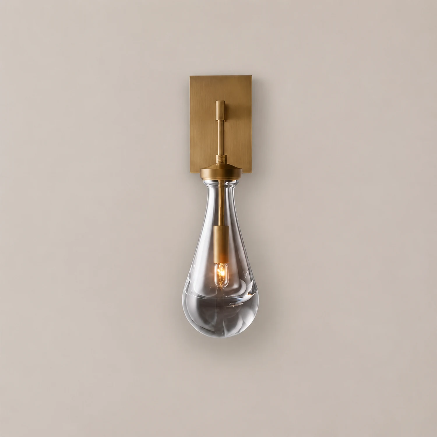 Art Creative Short Raindrop Wall Light For Dining Room - Lumpaz