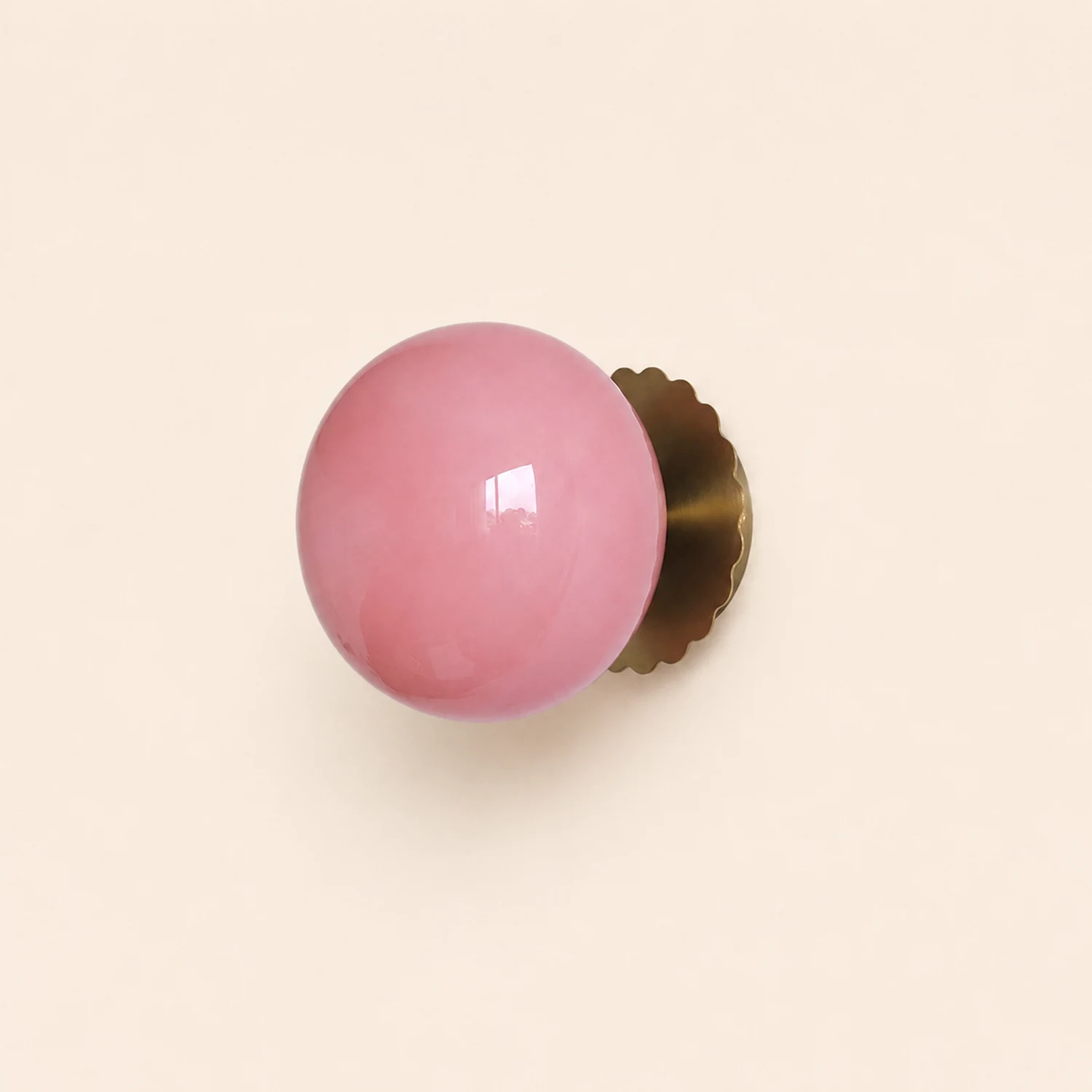 Vintage Glass Round Head Wall Sconce - Lumpaz