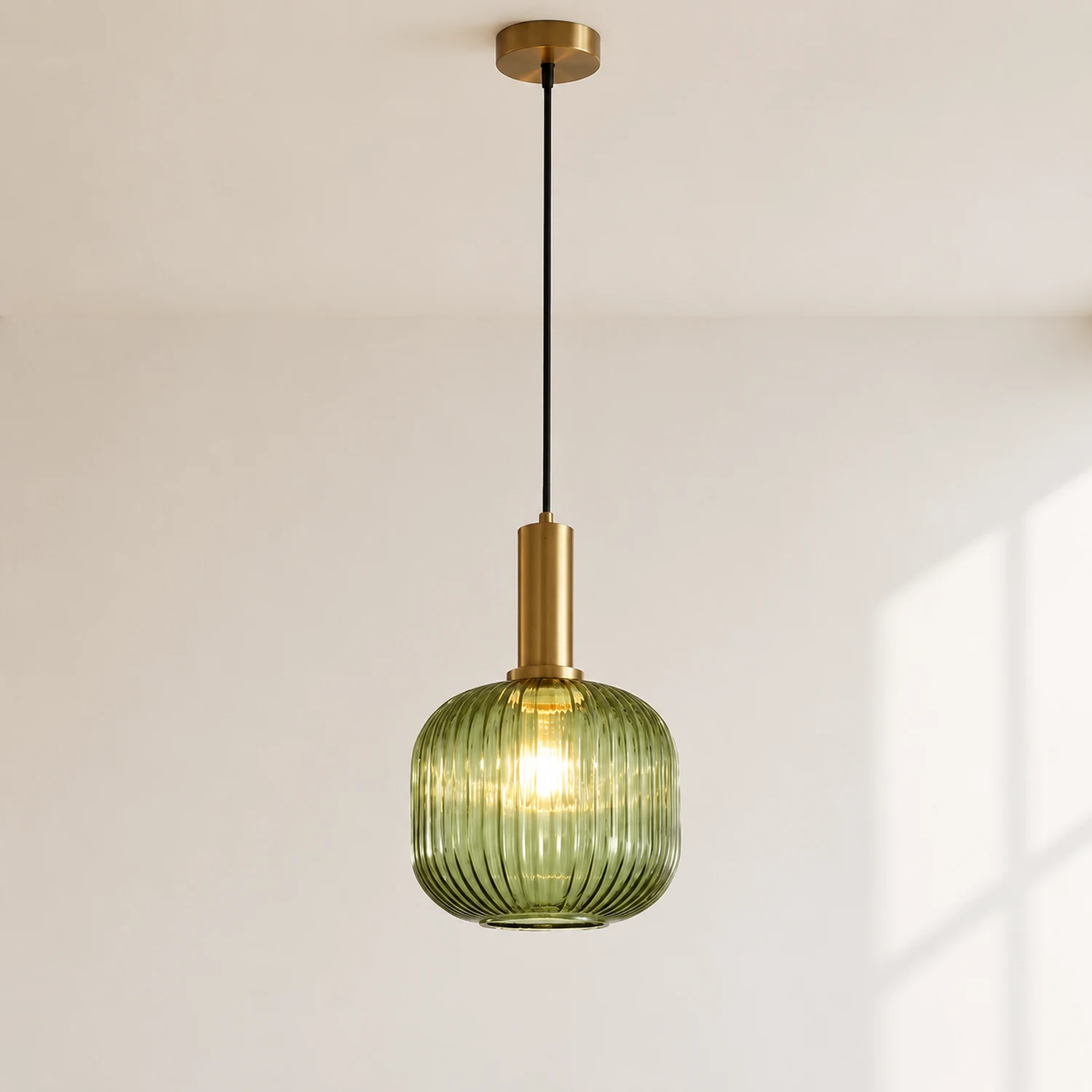 Hailie Pendelleuchte aus Glas für Wohnzimmer, Esszimmer - Lumpaz