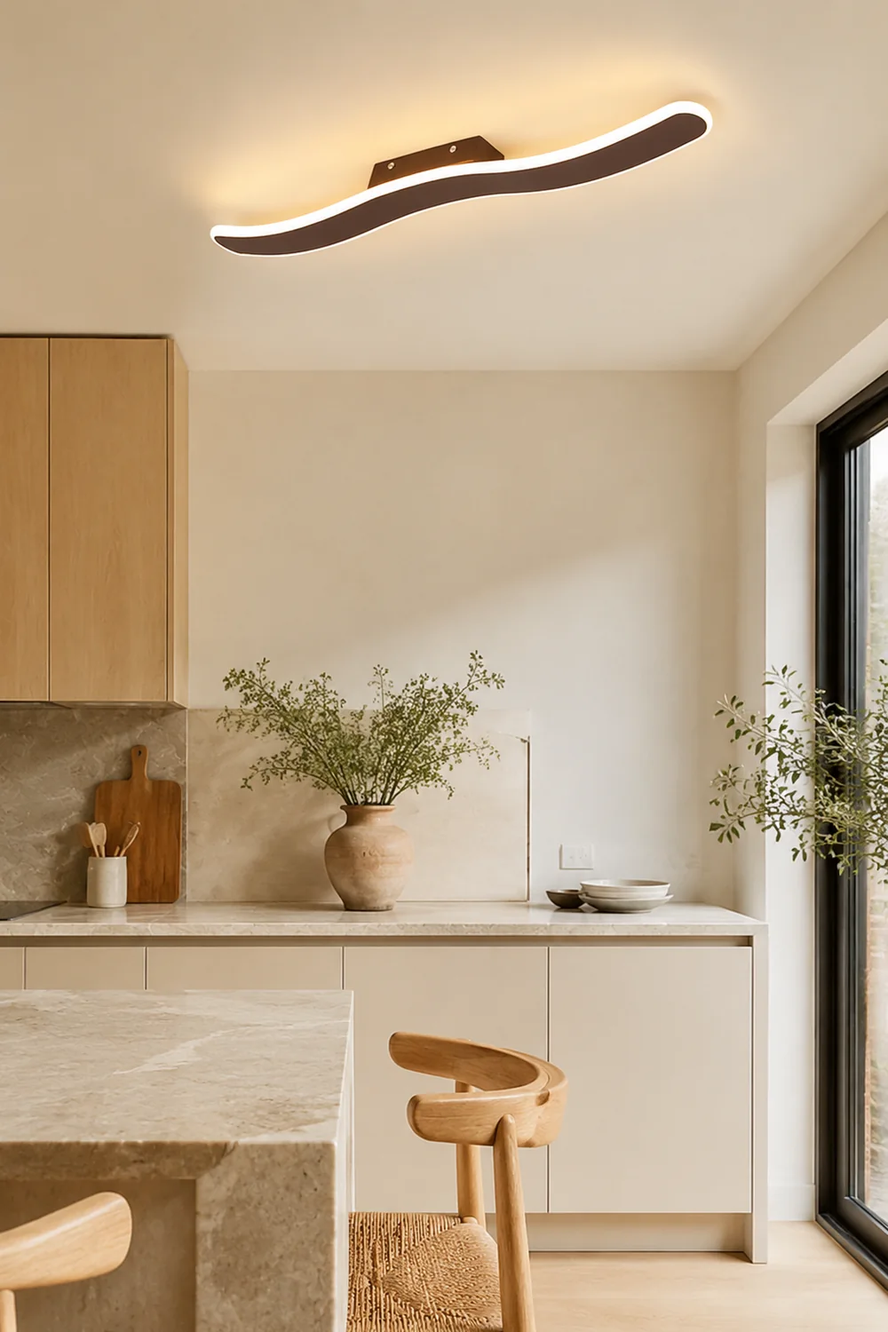 Leigh LED Deckenleuchte für Wohnzimmer, Korridor - Lumpaz
