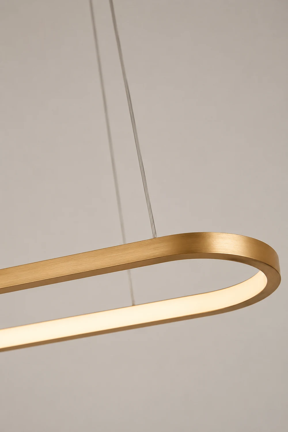 Edge Moderne Kreis LED Pendelleuchte aus Metall für Esszimmer - Lumpaz