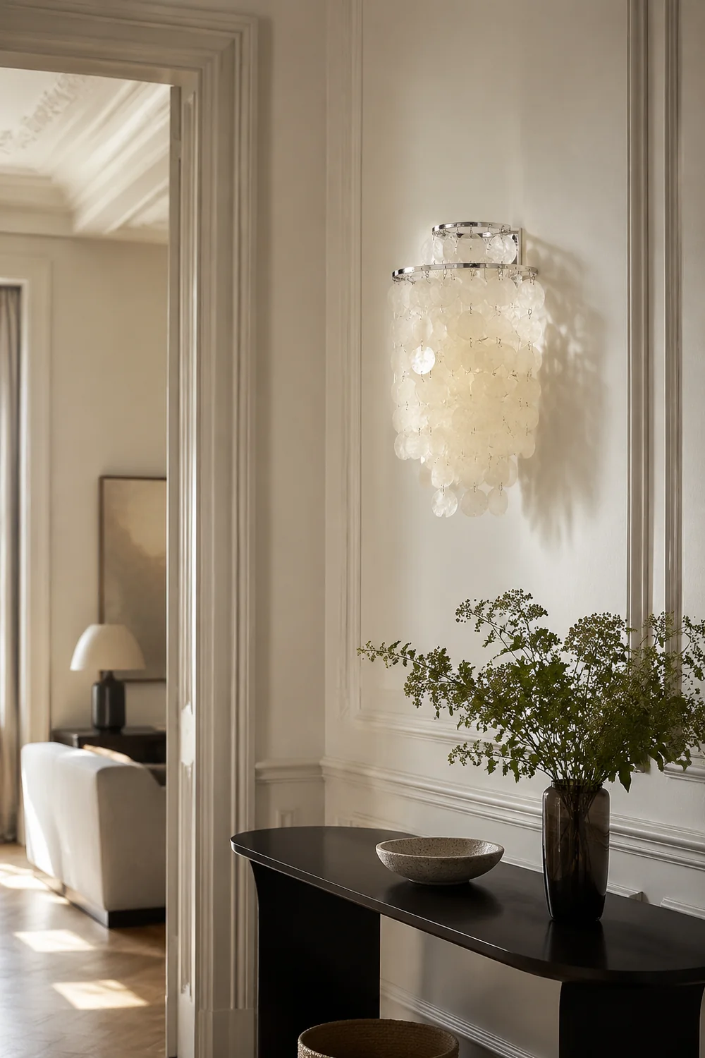 Nordic Modern Minimalist Silver Wall Lamp - Lumpaz