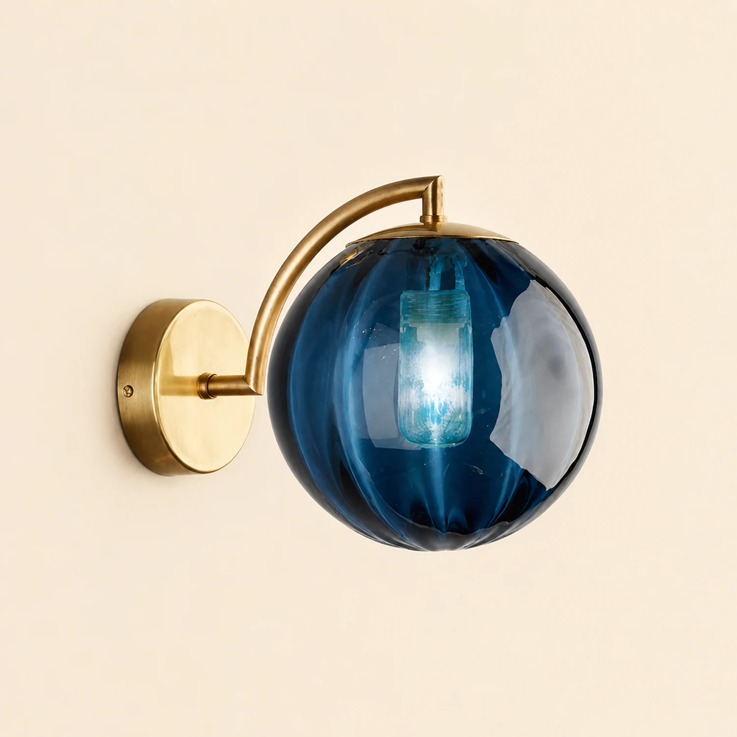 Multicolor Glass Home Decor Wall Lamp - Lumpaz