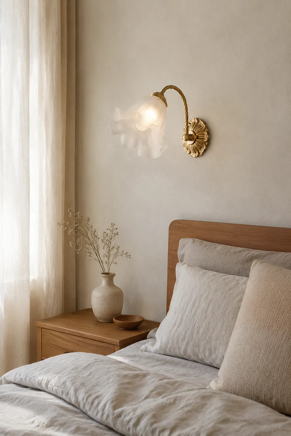 French Living Room Retro Glass Wall Lights - Lumpaz