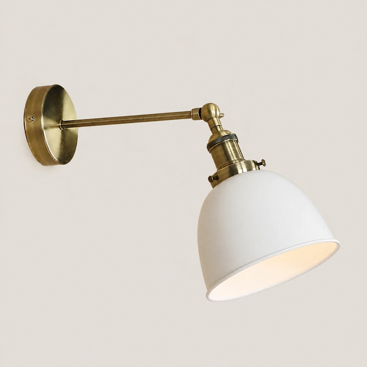 Brady Retro Industrielle Wandleuchte aus Eisen - Lumpaz