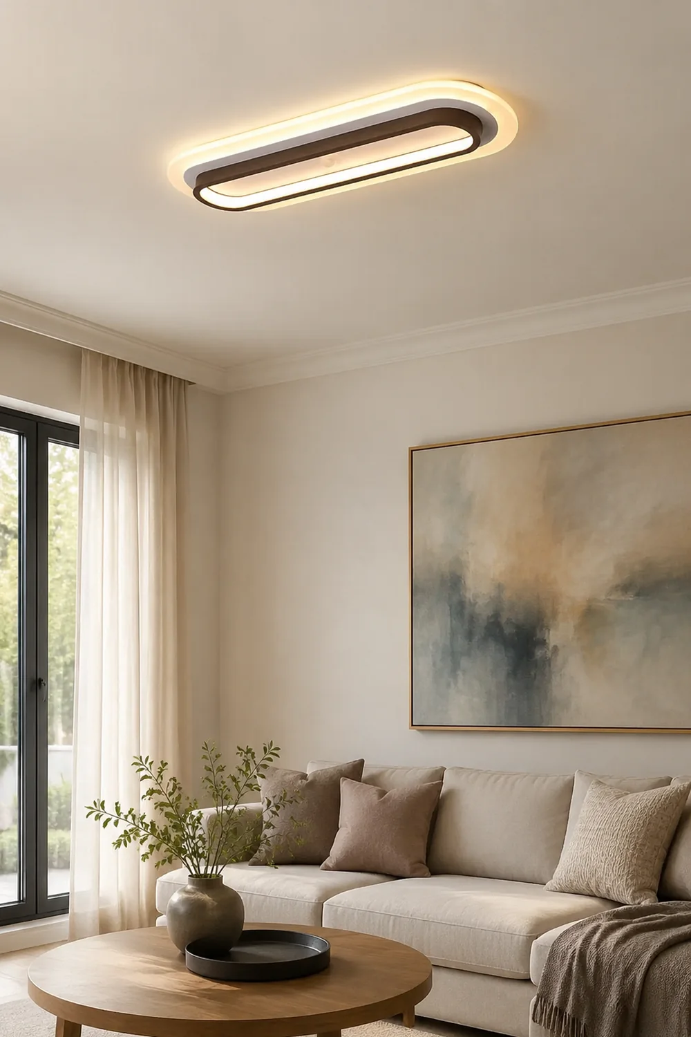 Nordische Einfache LED Deckenleuchte für Flur & Wohnzimmer - Lumpaz