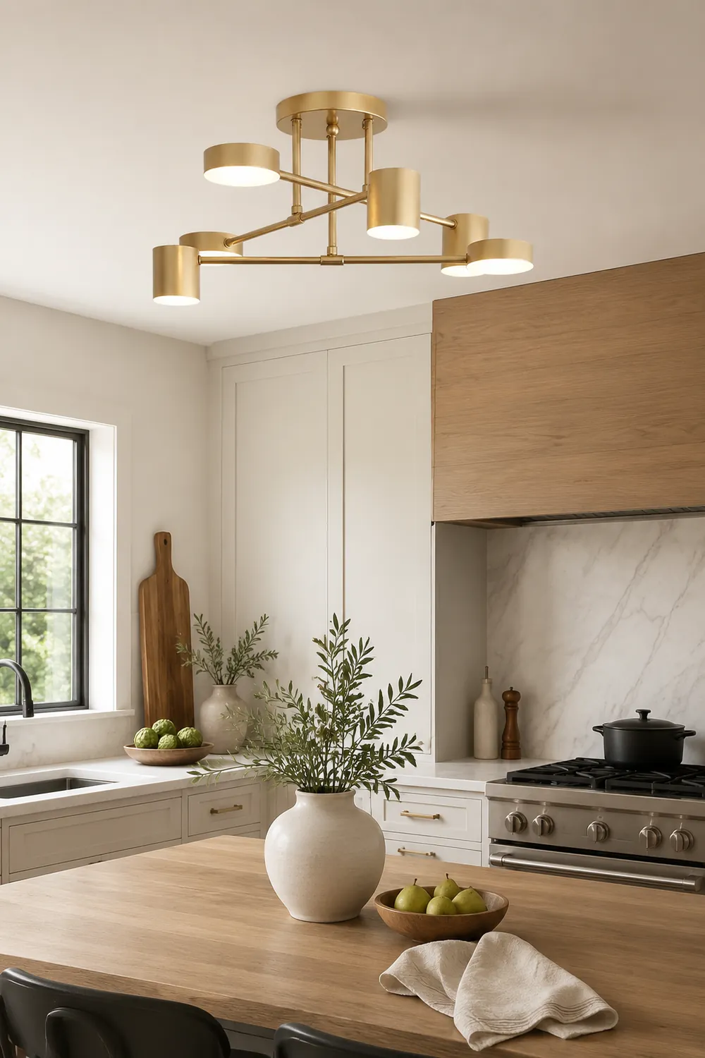 Moderne Kreis-Design Deckenleuchte aus Metall für Wohnzimmer, Schlafzimmer - Lumpaz