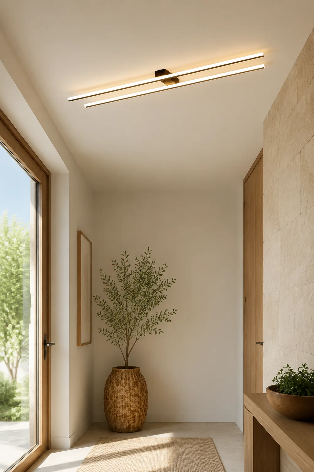 Edge Minimalistische LED Deckenleuchte für Korridor, Balkon - Lumpaz