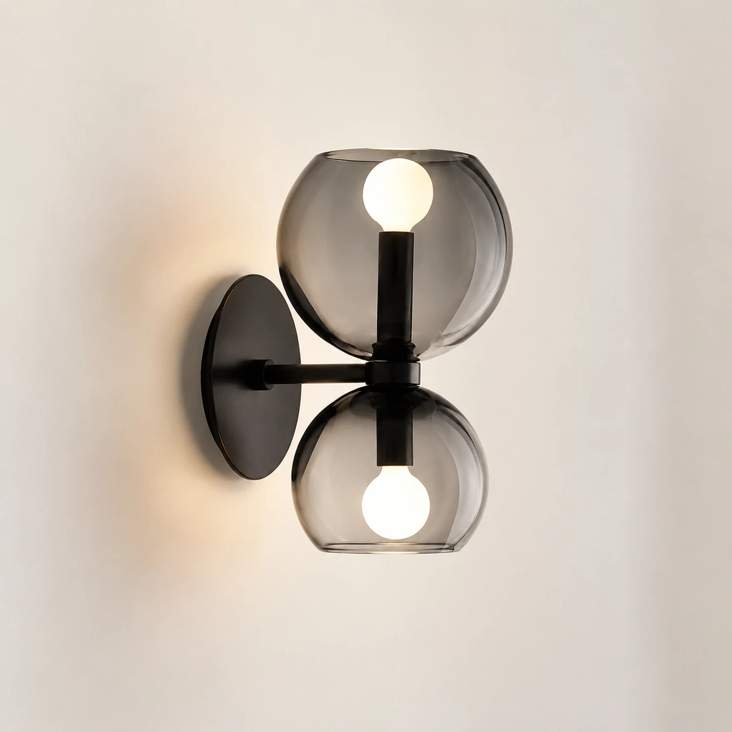 Creative Modern 2 Heads Glass Wall Lamp - Lumpaz