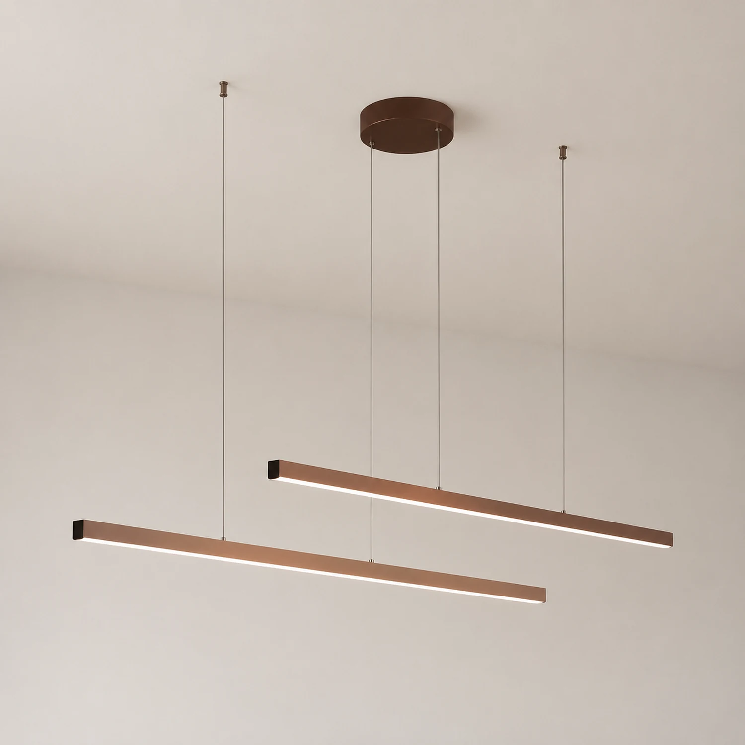 Edge Minimalistische Streifen LED Pendelleuchte für Esszimmer - Lumpaz