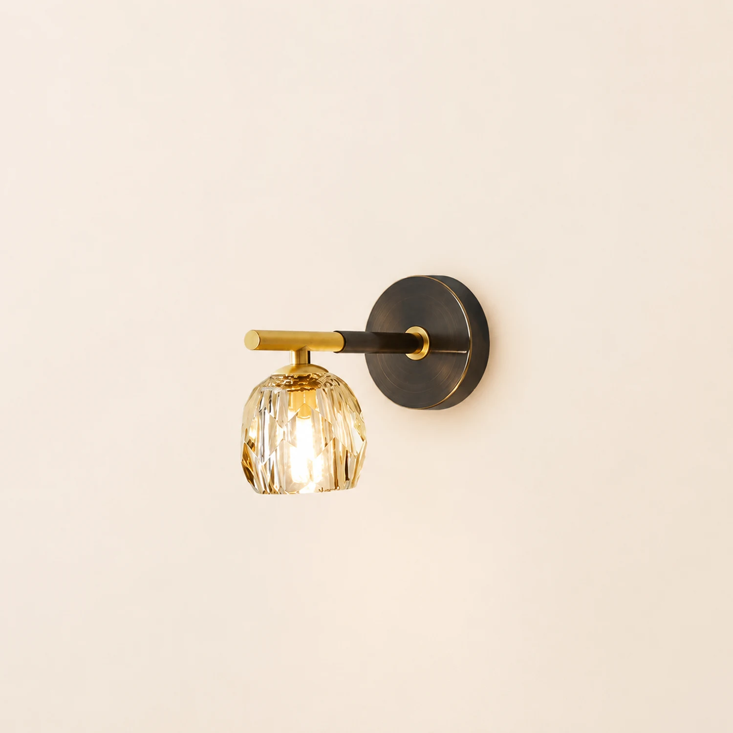 Luxury Copper Ball 1-Light Wall Sconce - Lumpaz