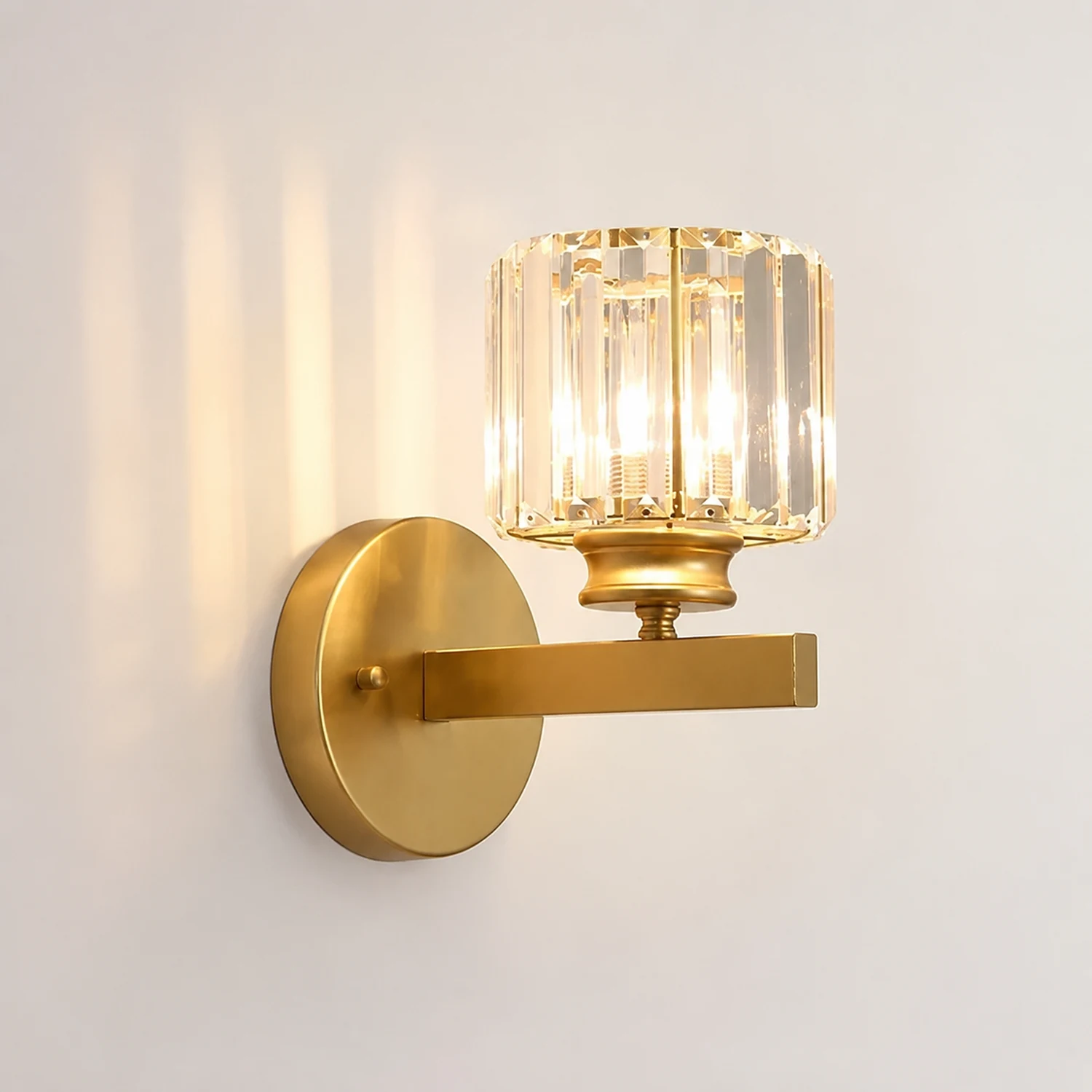 Moderne LED Wandleuchte aus Kristall für Schlafzimmer - Lumpaz