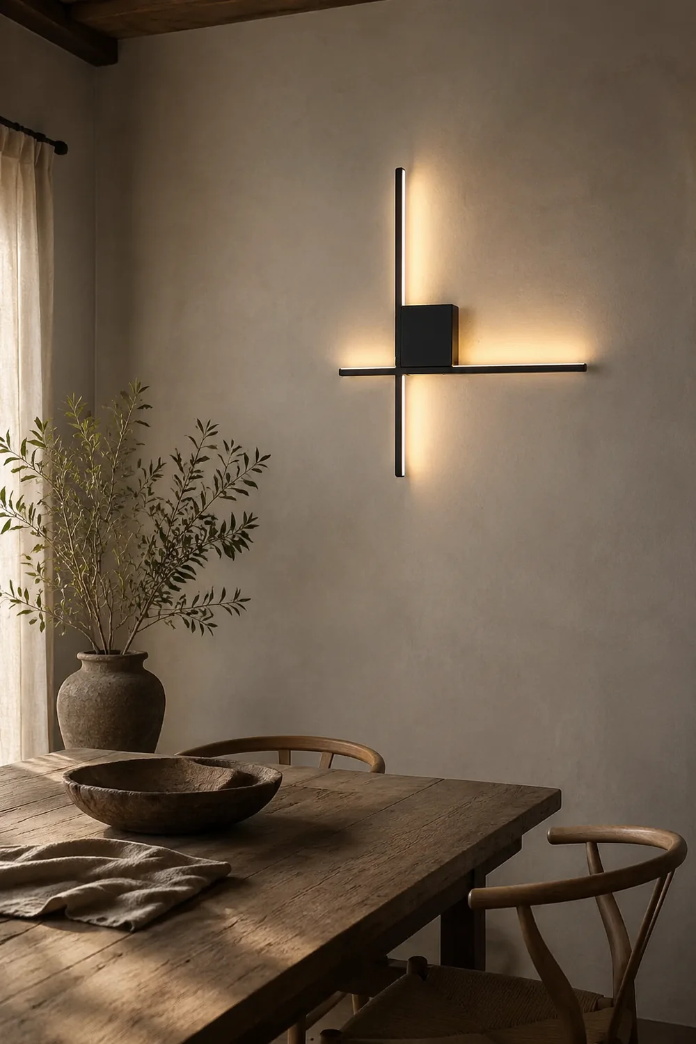 Einfache moderne LED-Wandleuchte Nachttischlampe für Schlafzimmer, Wohnzimmer - Lumpaz