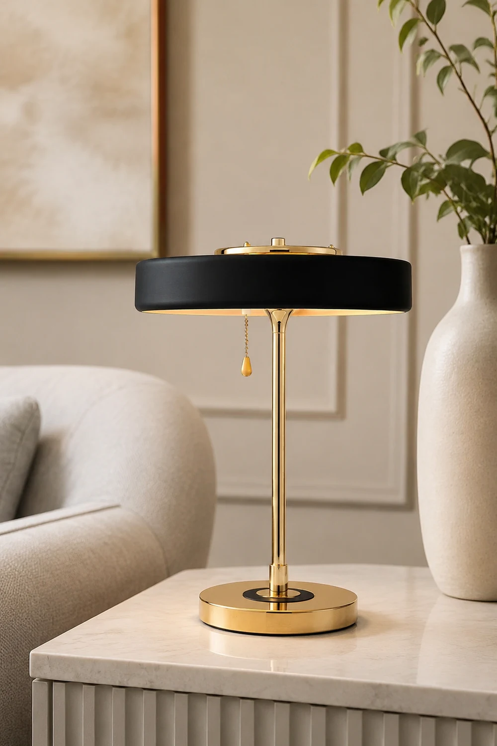 American Neoclassical Fashion Bert Frank Ranger Table Lamp - Lumpaz