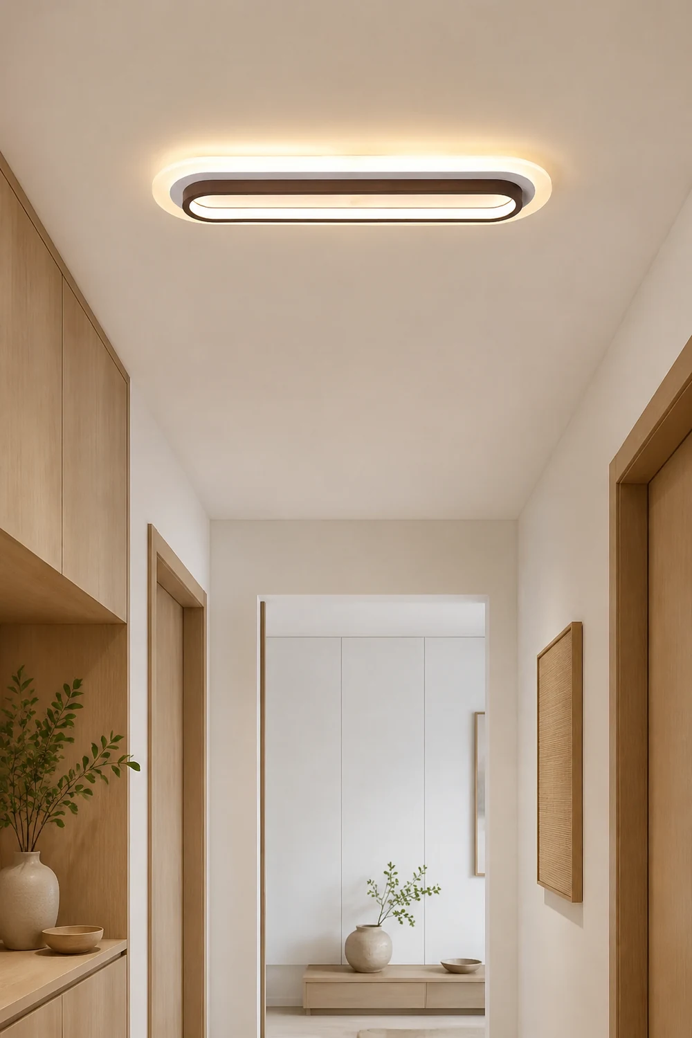 Nordische Einfache LED Deckenleuchte für Flur & Wohnzimmer - Lumpaz