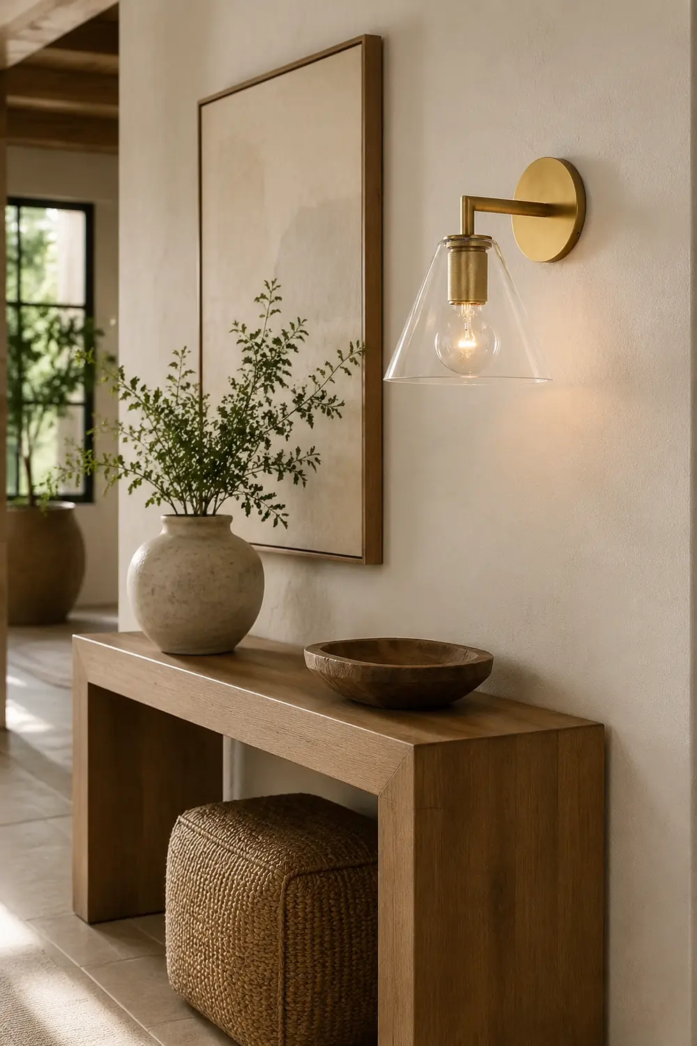Armed Retro Brass Wall Sconce - Lumpaz