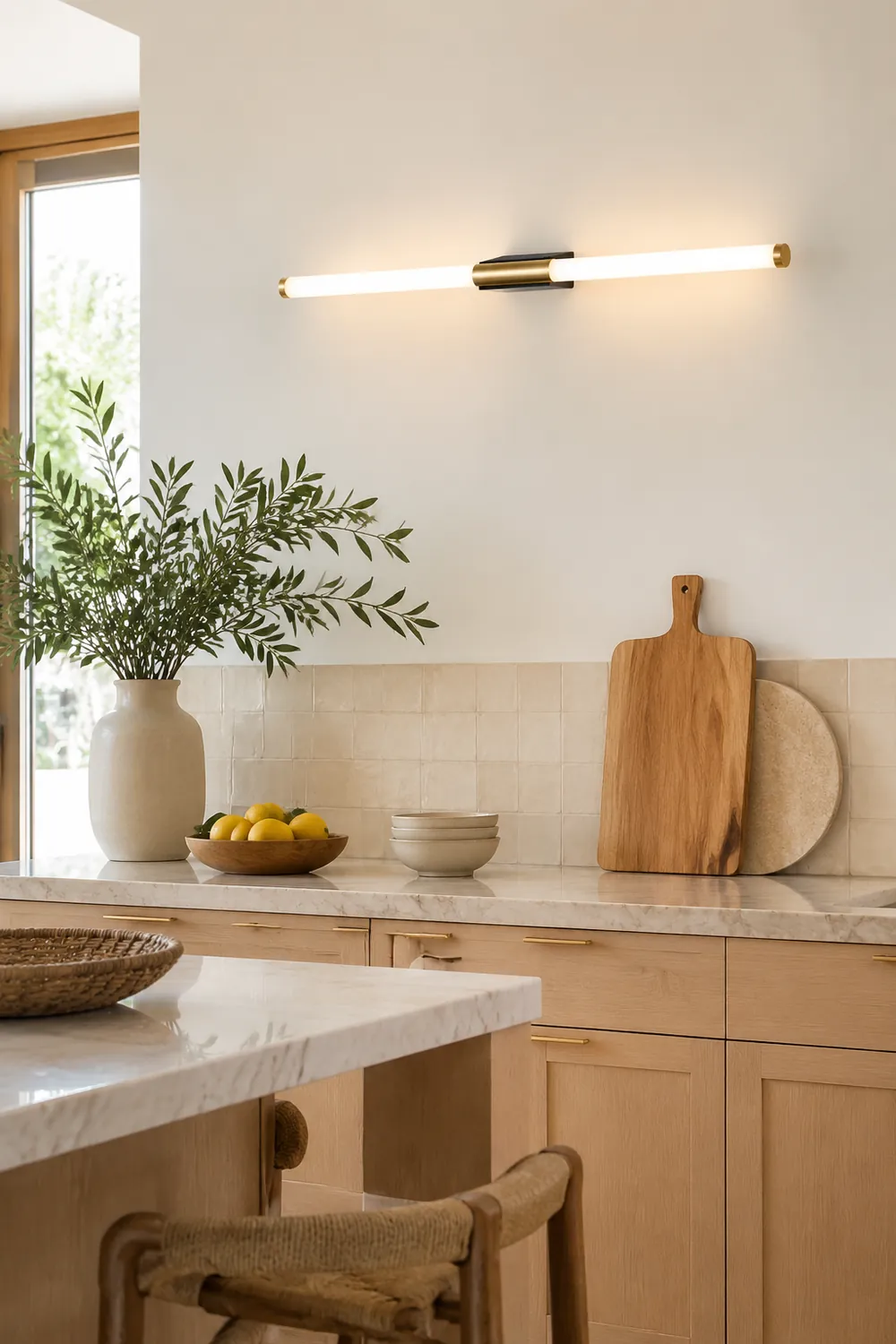 Einfache moderne LED-Streifen-Wandleuchte für Schlafzimmer - Lumpaz