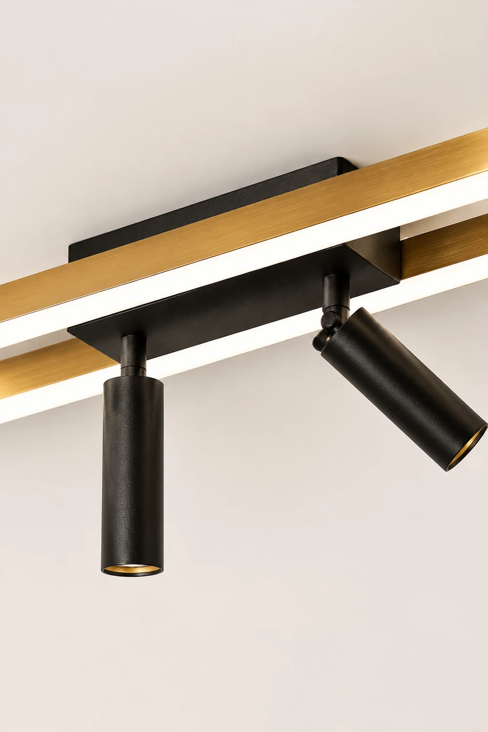 Haney Moderne LED Deckenleuchte mit Strahler für Korridor, Wohnzimmer - Lumpaz