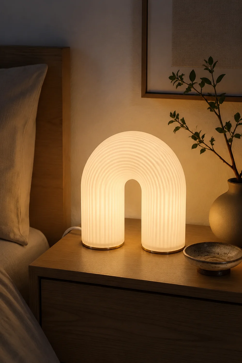 Unique Arch Metal Table Lamp - Lumpaz