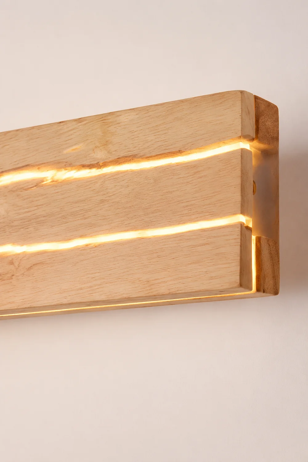Modern Decor Wood Crack Wall Sconces - Lumpaz