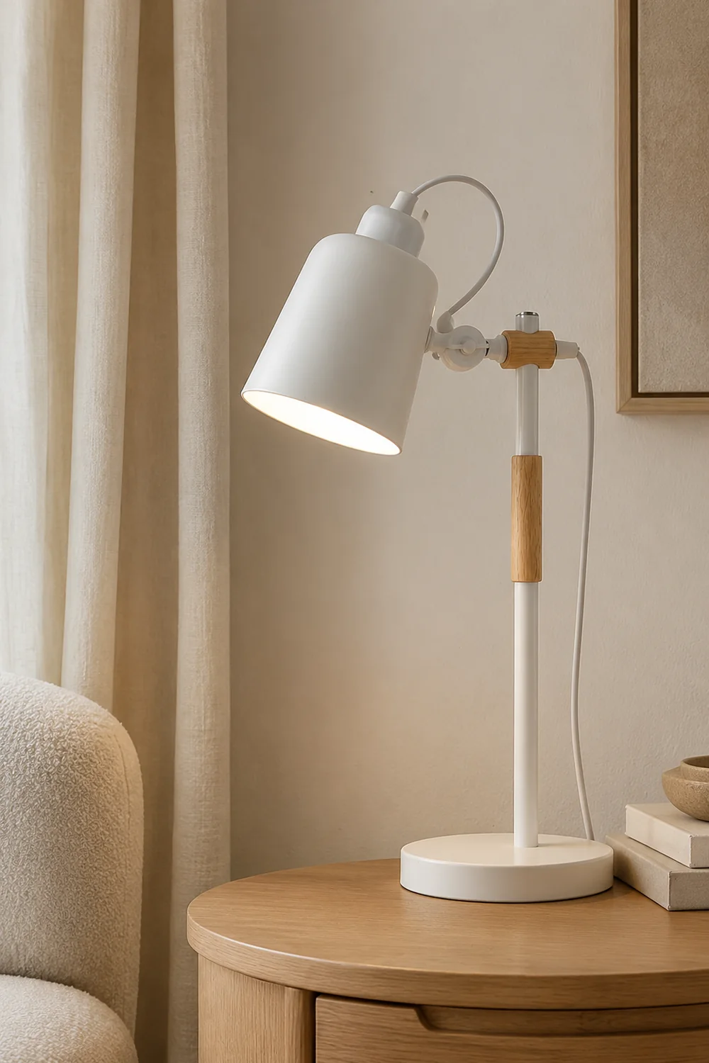 LED Modern Nordic Simple Bedroom Table Lamp - Lumpaz