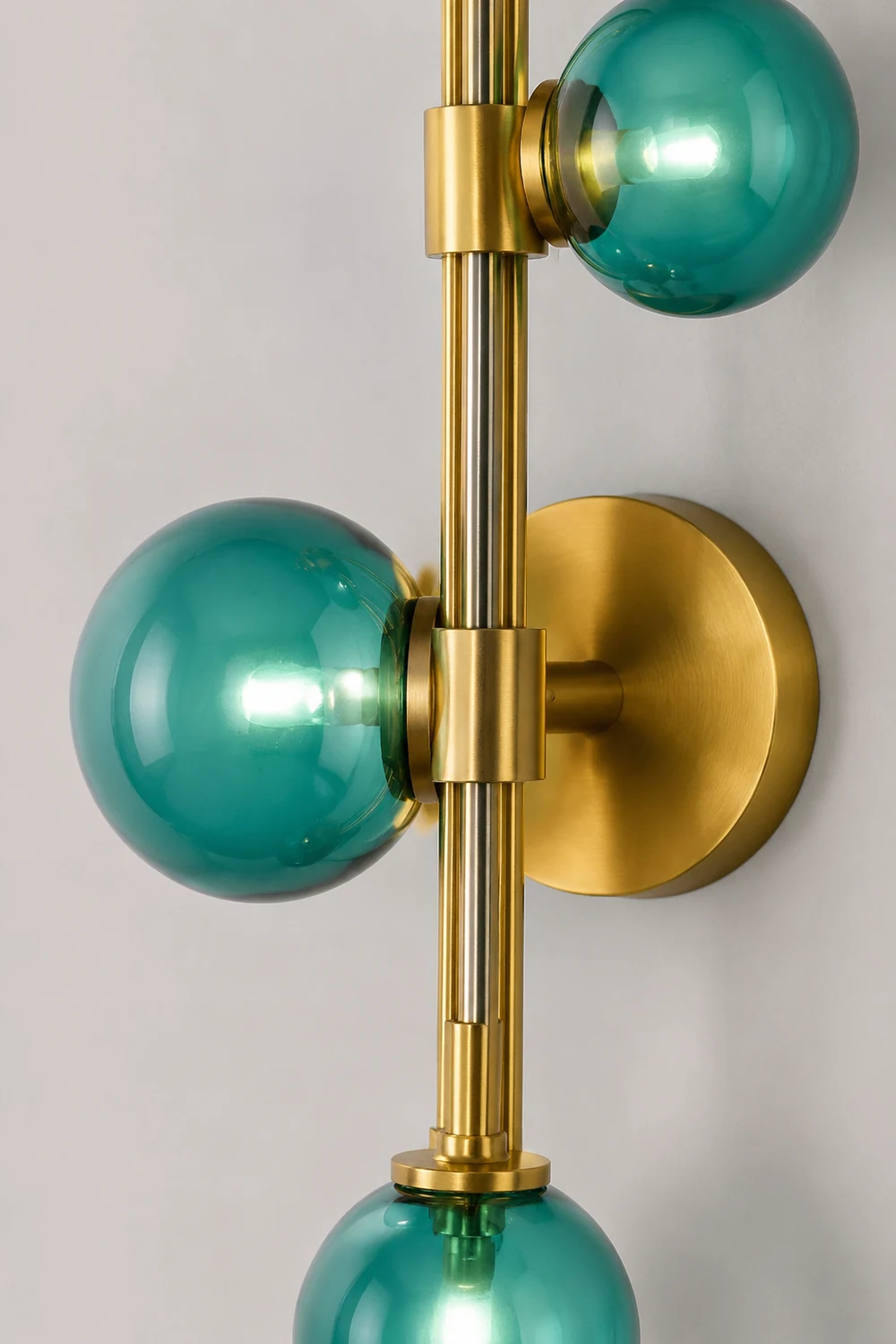 Vintage Ball 3 Heads Glass Wall Lamp - Lumpaz