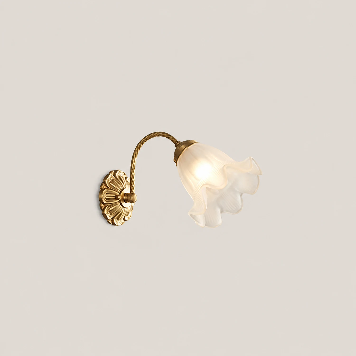French Living Room Retro Glass Wall Lights - Lumpaz