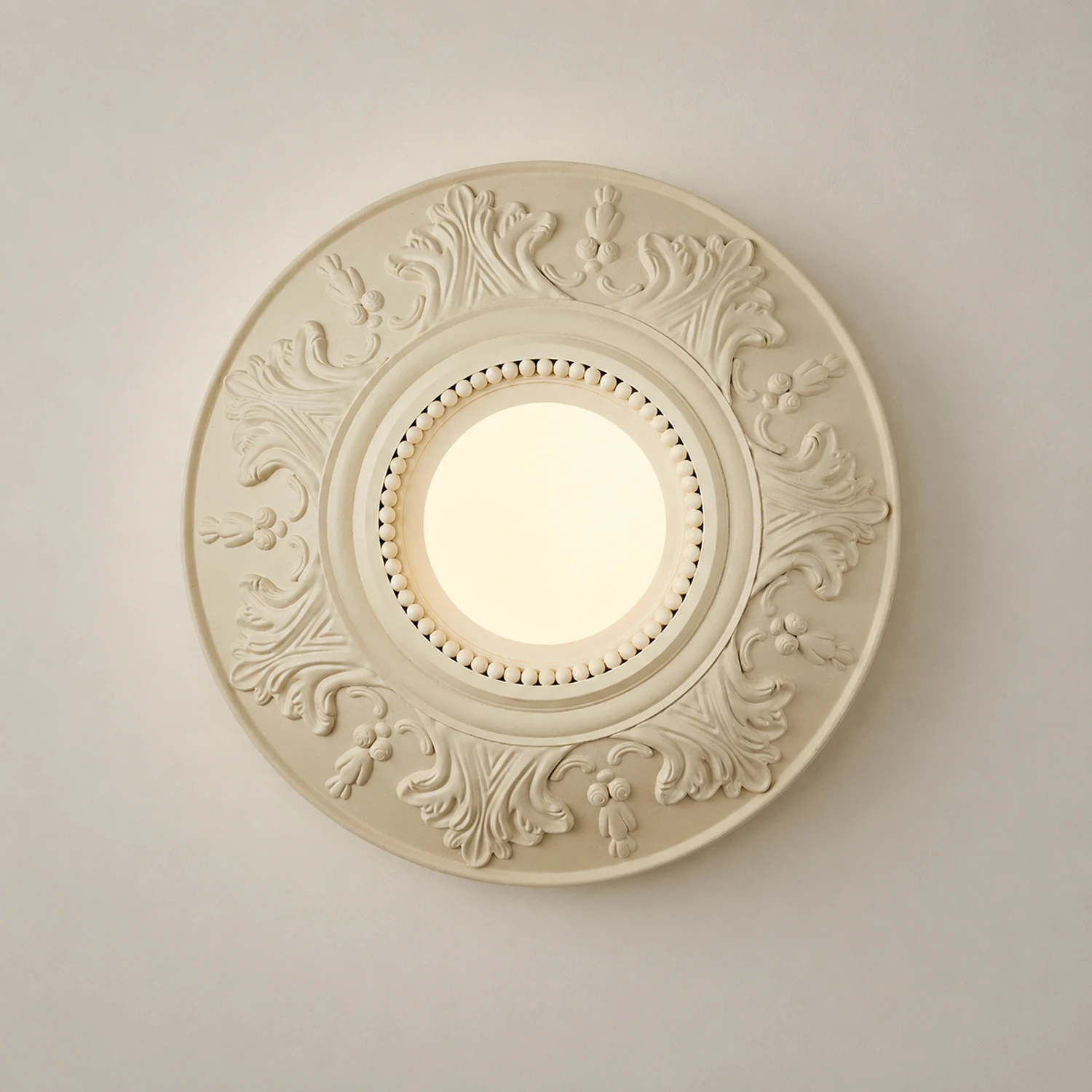 Cream Style Glass Milky Coffee Wall Light Fixtures - Lumpaz