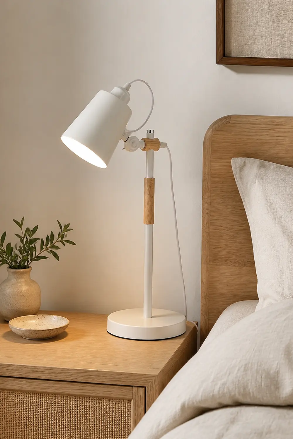 LED Modern Nordic Simple Bedroom Table Lamp - Lumpaz