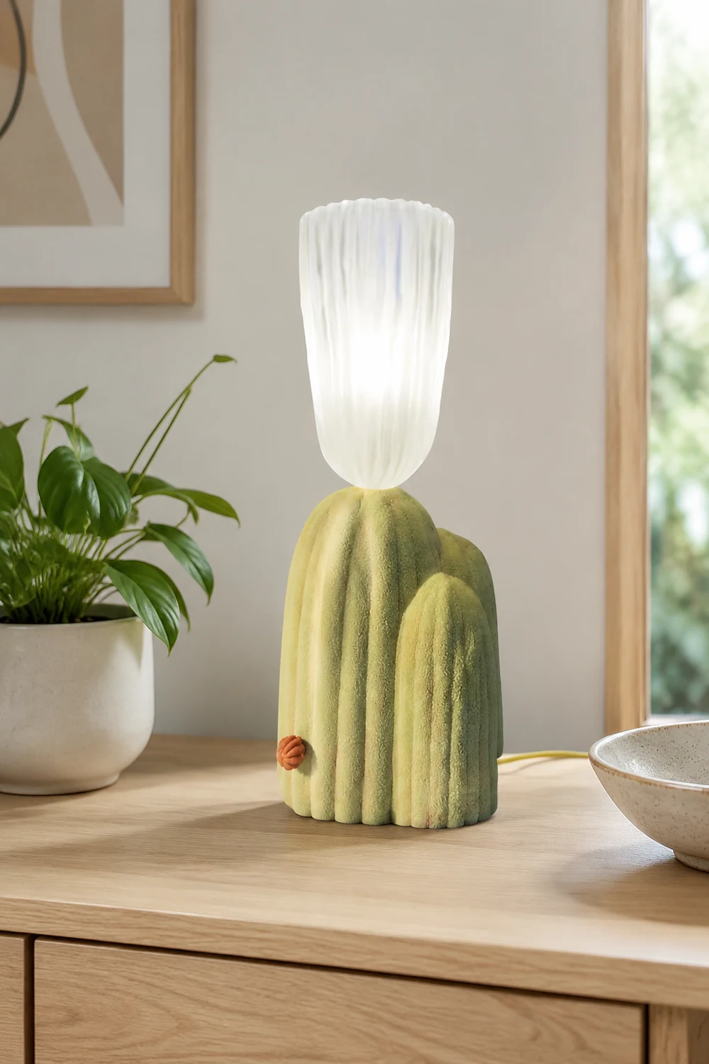 Creative Green Cactus Table Lamp - Lumpaz