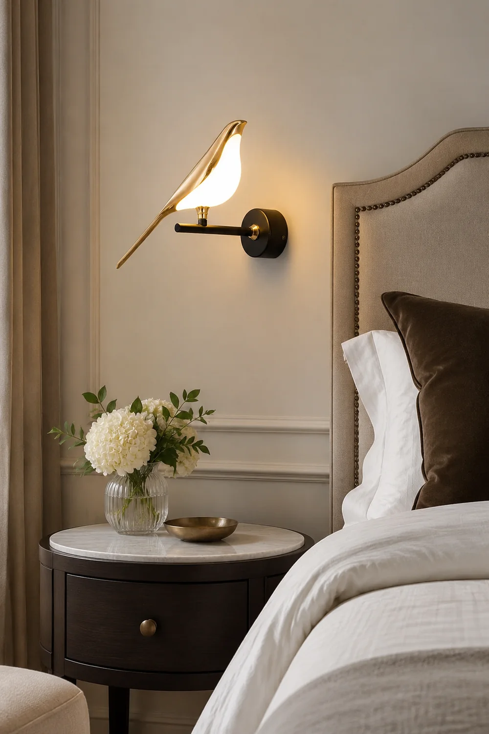 Modern Simple Art Design Bird Wall Lamp - Lumpaz