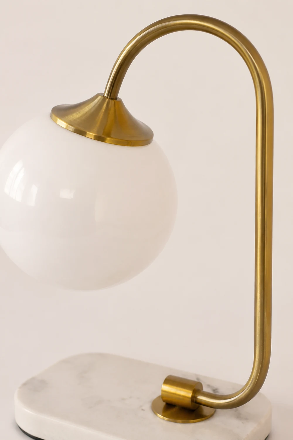 Marshmallow Metal Glass Table Lamp - Lumpaz