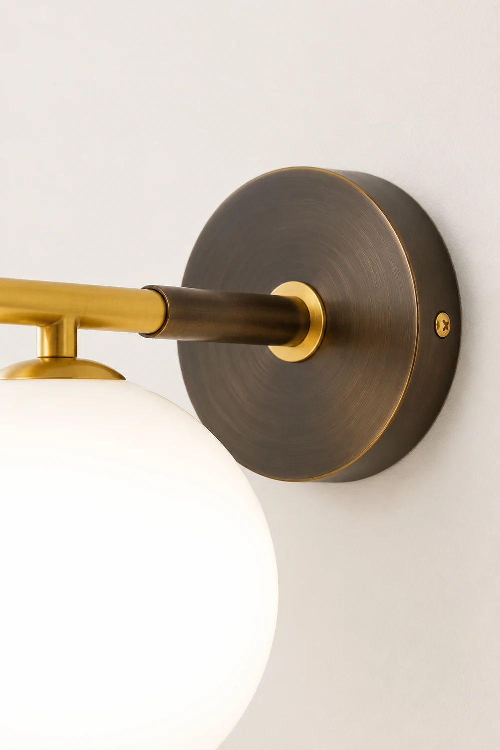 Luxury Copper Ball 1-Light Wall Sconce - Lumpaz