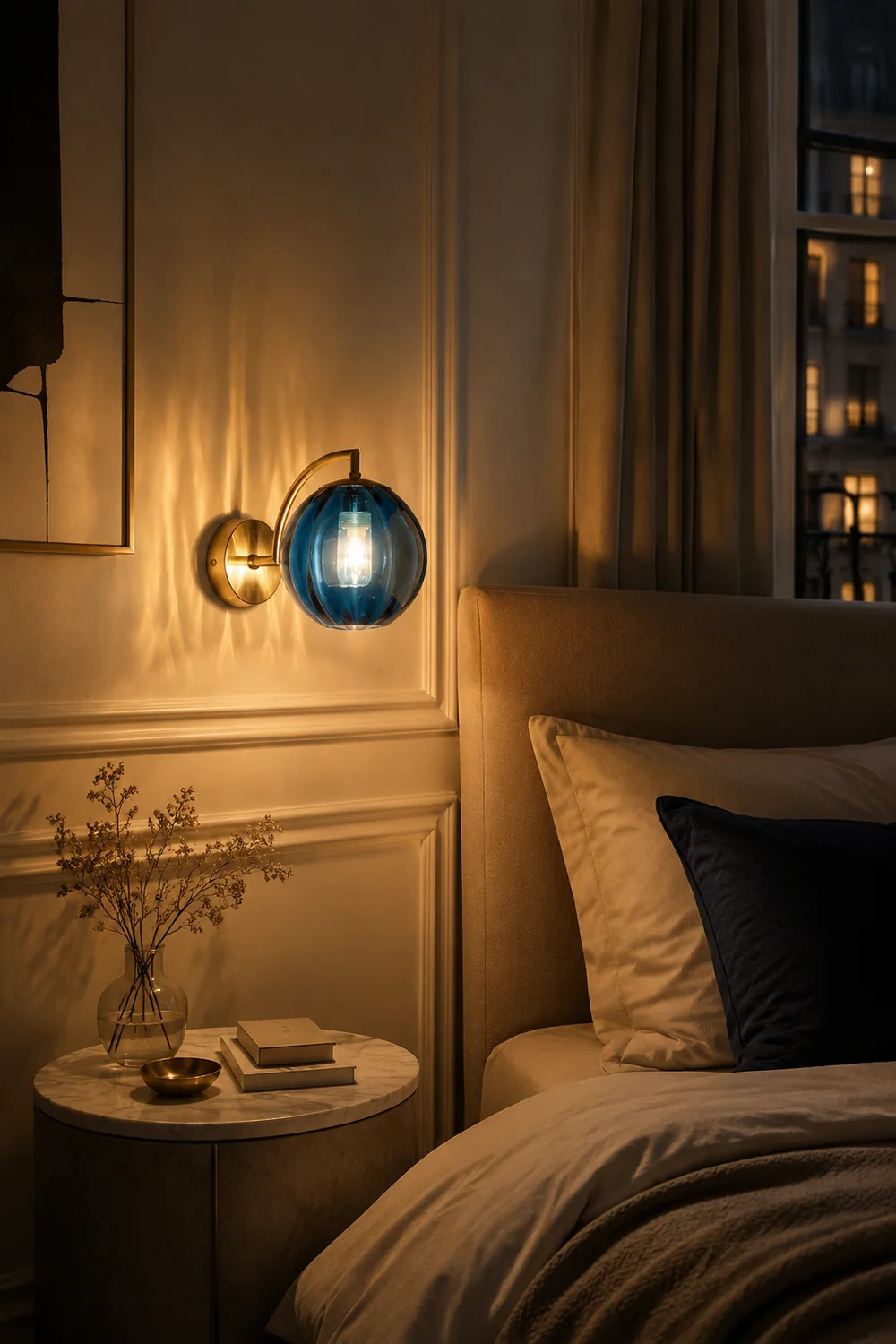 Multicolor Glass Home Decor Wall Lamp - Lumpaz