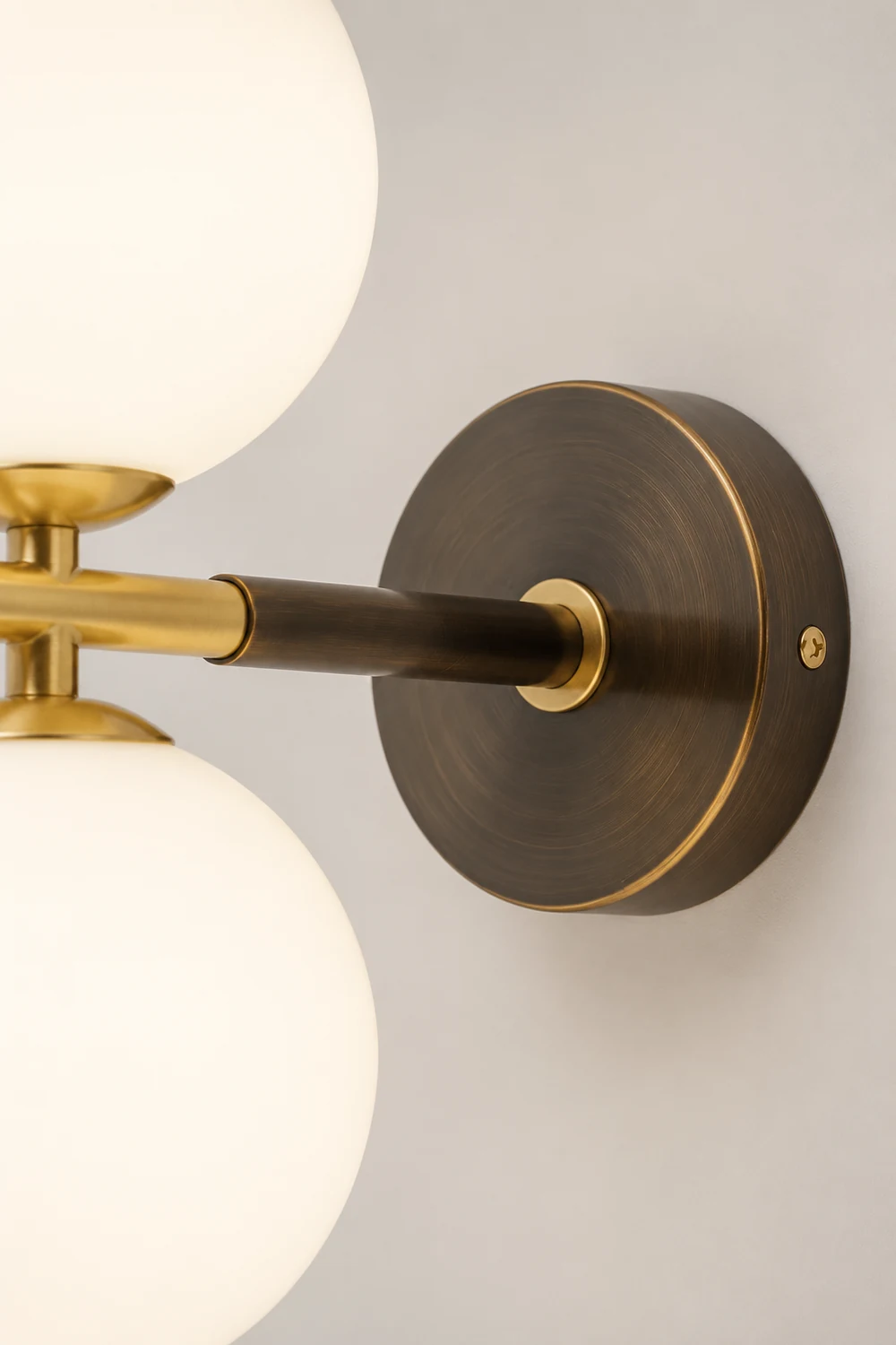 Luxury Copper Ball 1-Light Wall Sconce - Lumpaz