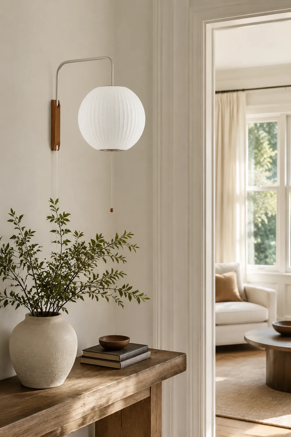 Wabi-sabi Silk Wall Lamp - Lumpaz
