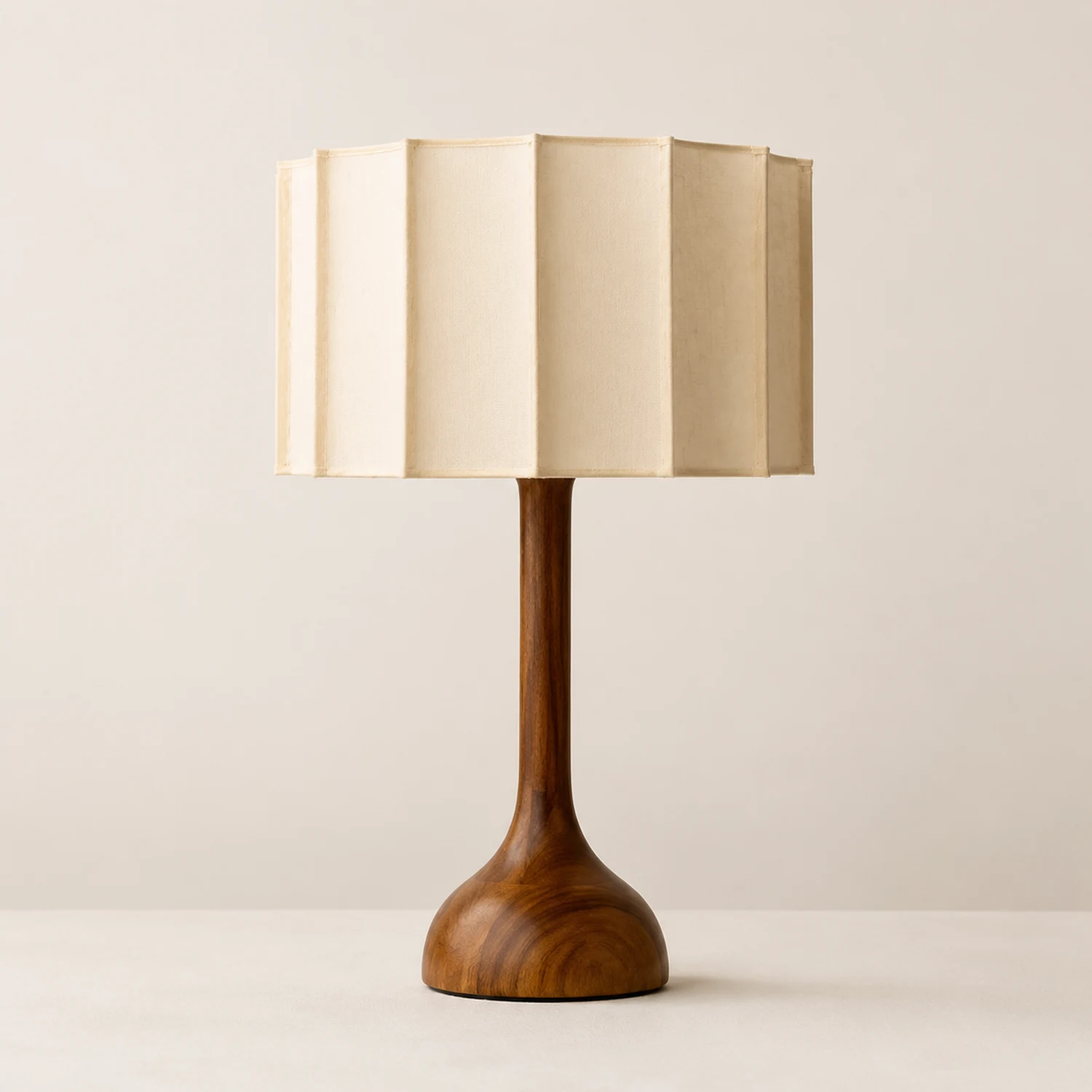 Wabi Sabi Designer Wood Table Lamp - Lumpaz