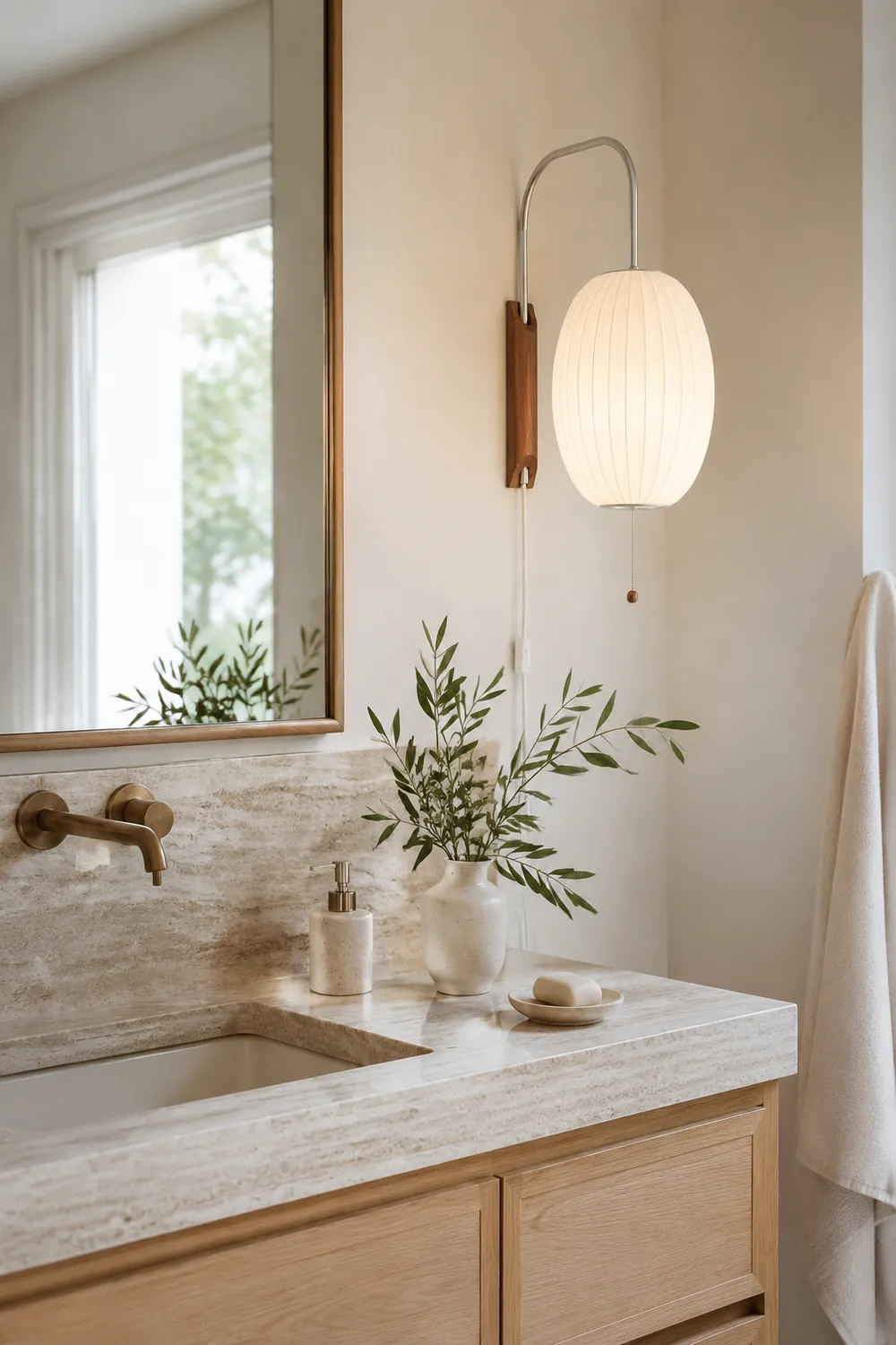 Wabi-sabi Silk Wall Lamp - Lumpaz