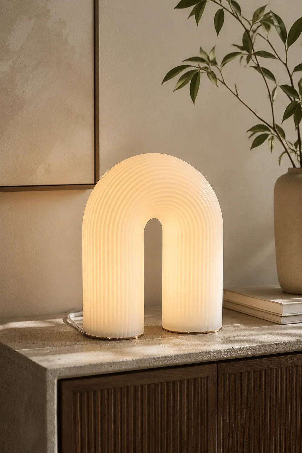 Unique Arch Metal Table Lamp - Lumpaz