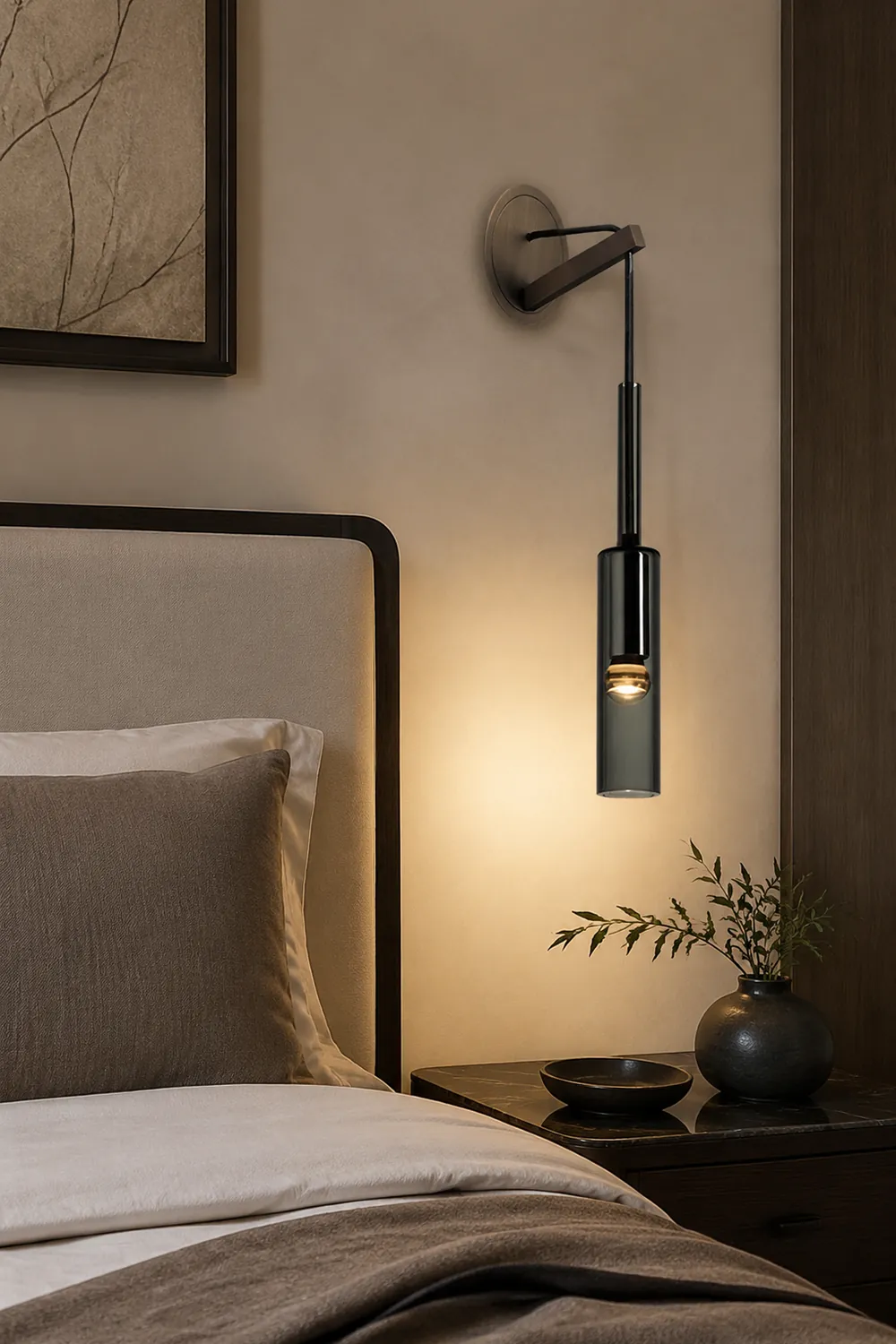 Nordic Creative Wine Bottle Wall Lamp For Living Room - Lumpaz