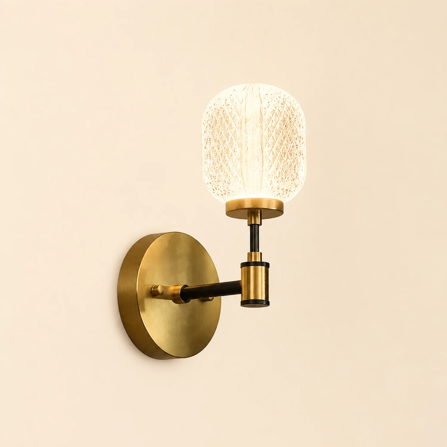 Antique Brass Gold Wall Light - Lumpaz