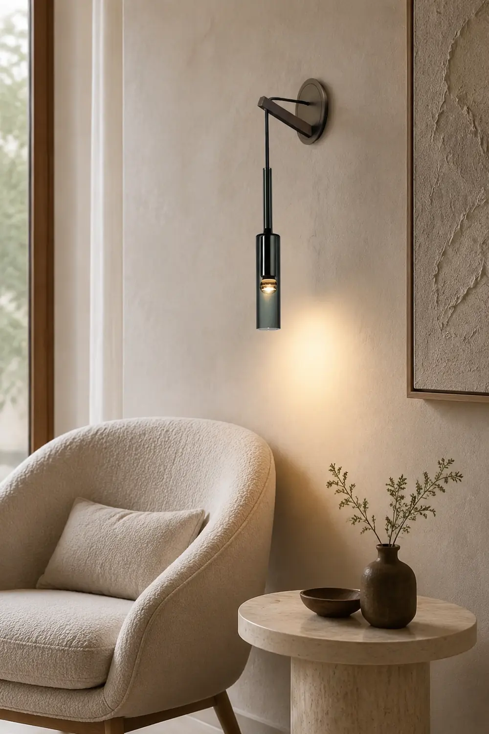 Nordic Creative Wine Bottle Wall Lamp For Living Room - Lumpaz