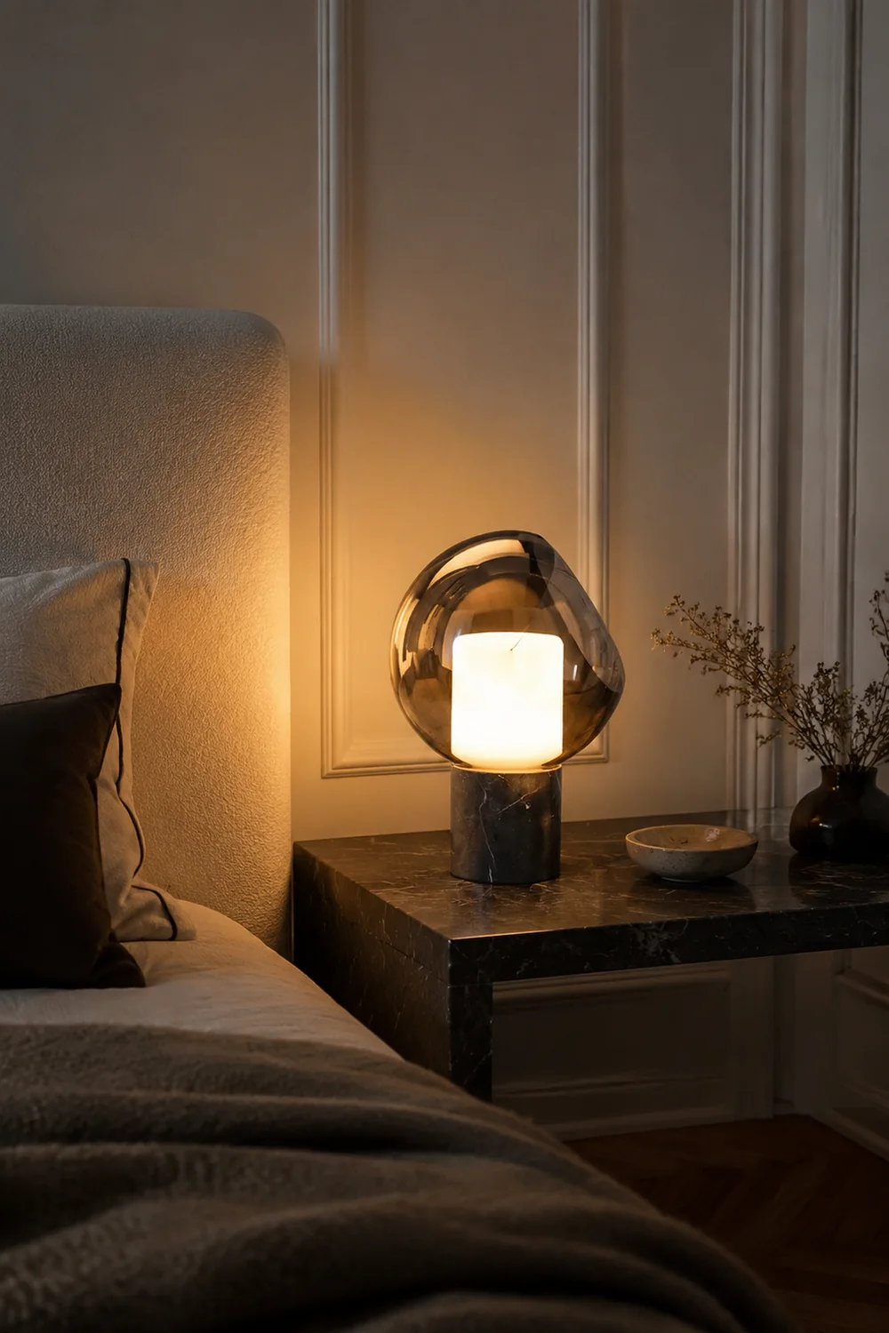 Postmodern Marble Glass Table Lamp - Lumpaz