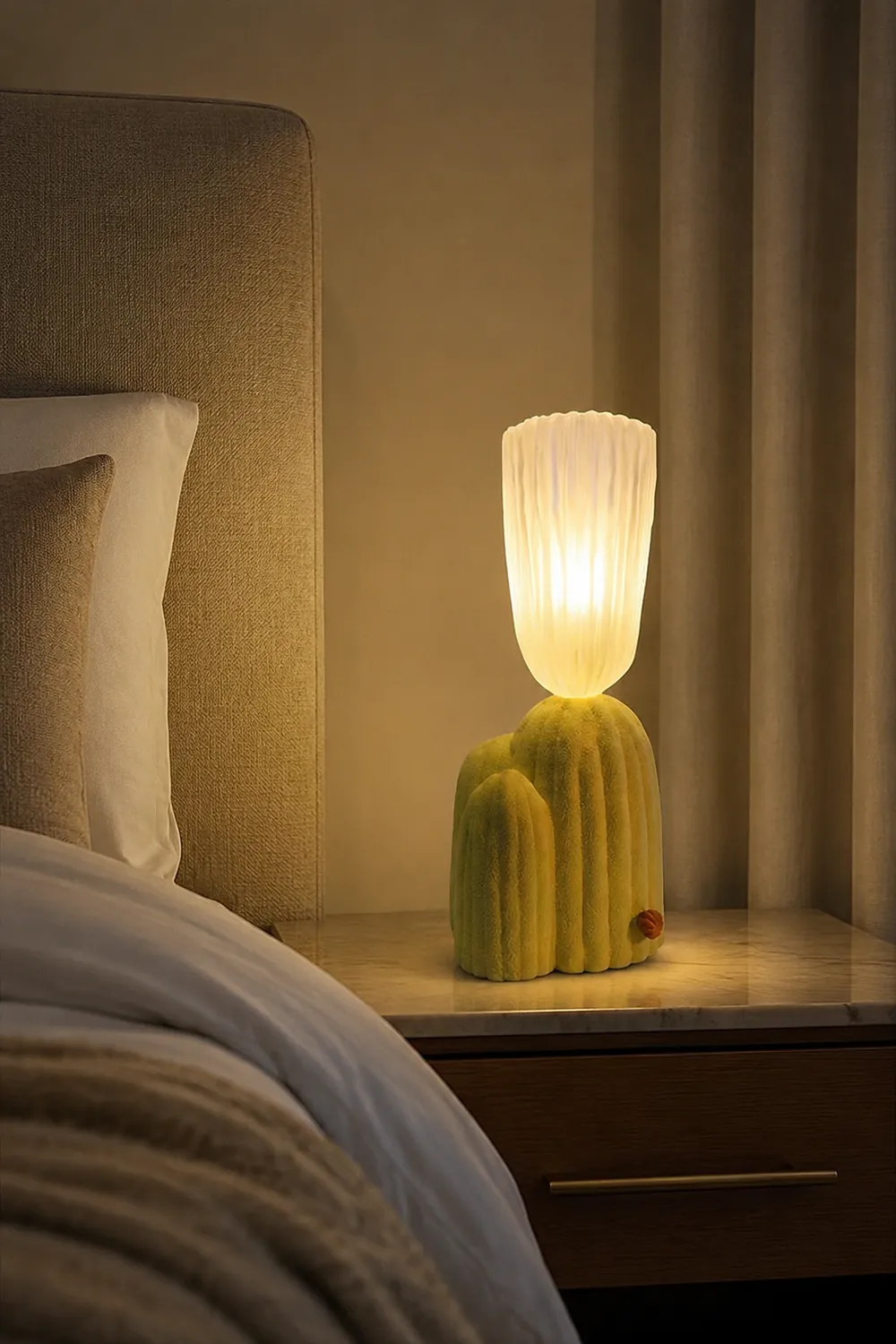 Creative Green Cactus Table Lamp - Lumpaz